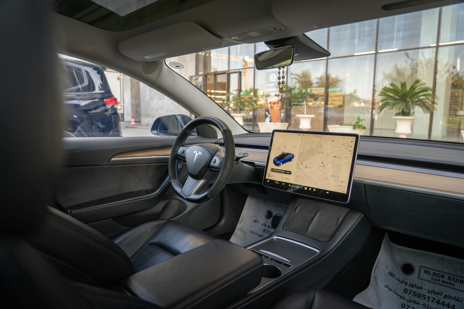 Tesla Model 3 interior tecnología